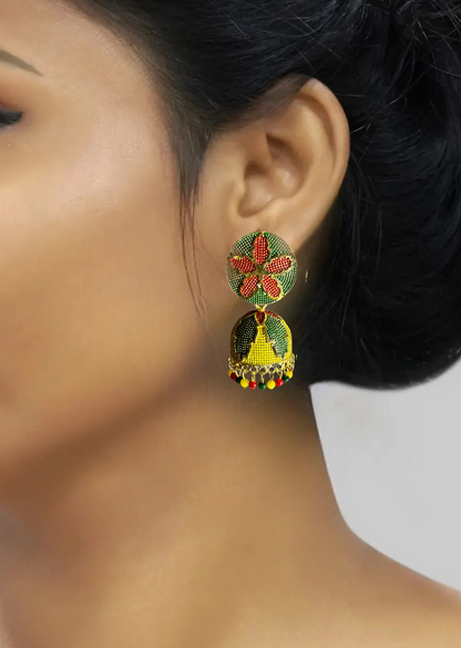 Indian Jhumka earrings